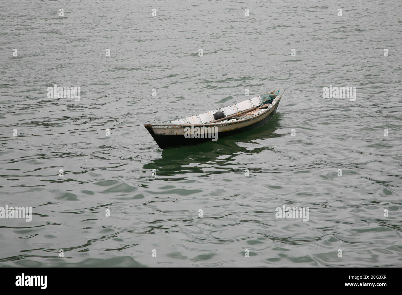 Angelboot/Fischerboot in Port Blair, Andamanen, Indien Stockfoto