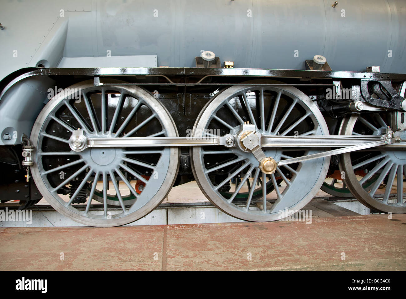 Neubau Dampf Lok "Tornado" mit Darlington Lokomotivfabrik, Darlington. Stockfoto