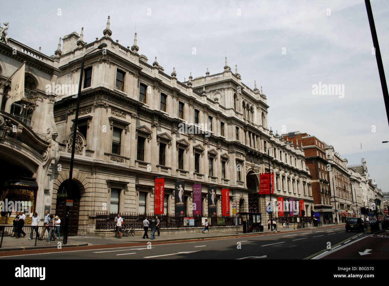 Burlington House Piccadilly London uk 2008 Stockfoto