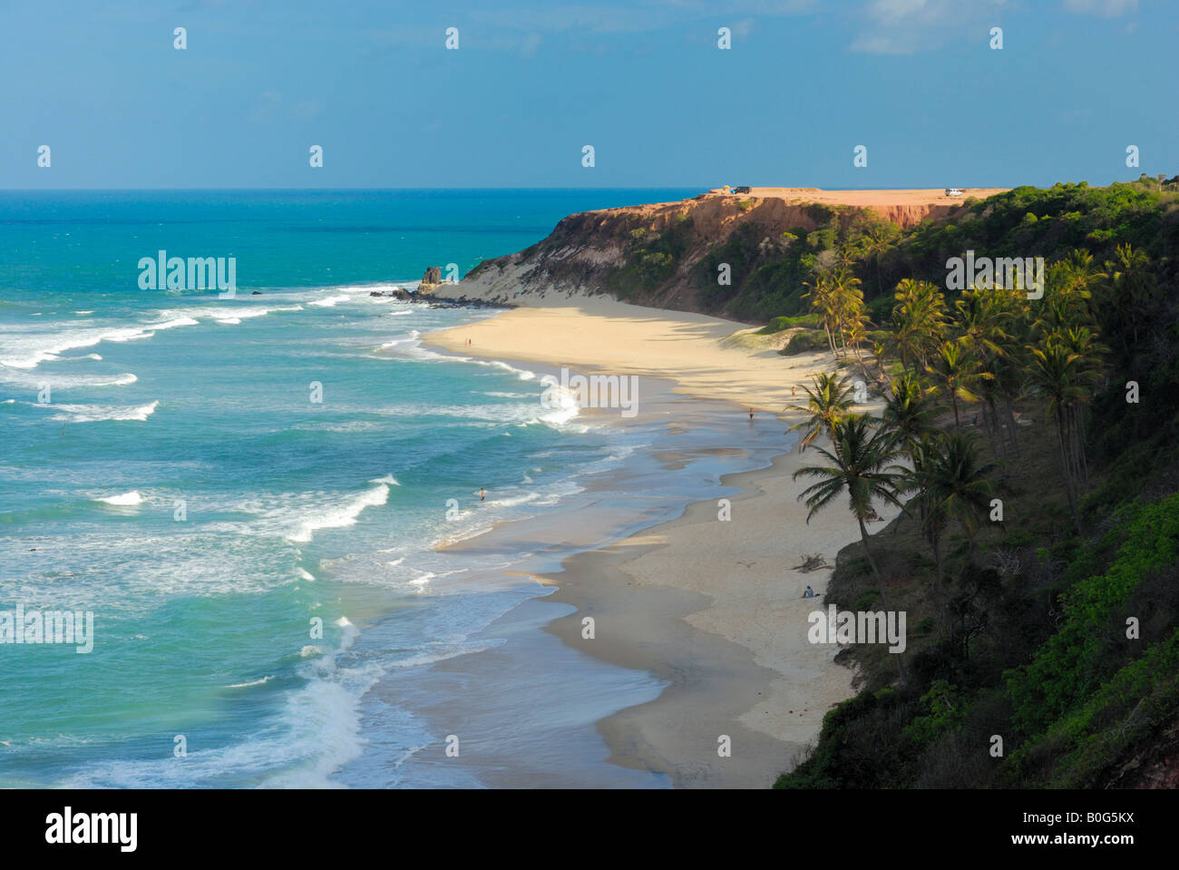 Amor Strand Tibau Do Sul Bezirk Pipa Strand Rio Grande do Norte Brasilien Stockfoto