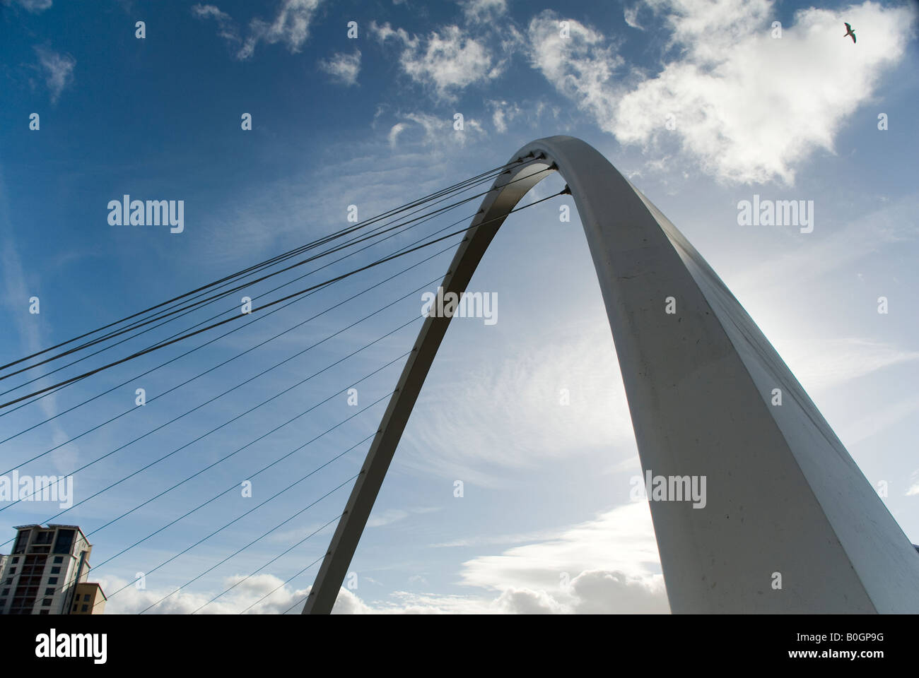 Millennium Bridge Stockfoto