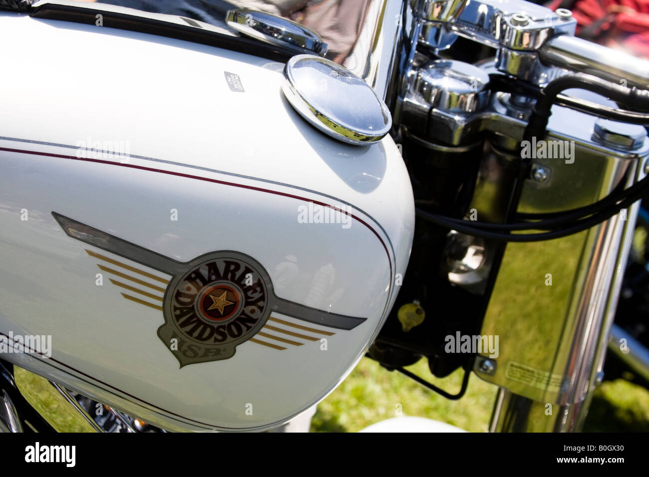 Harley Davidson Classic - Motorrad Harley-Davidson Stockfoto