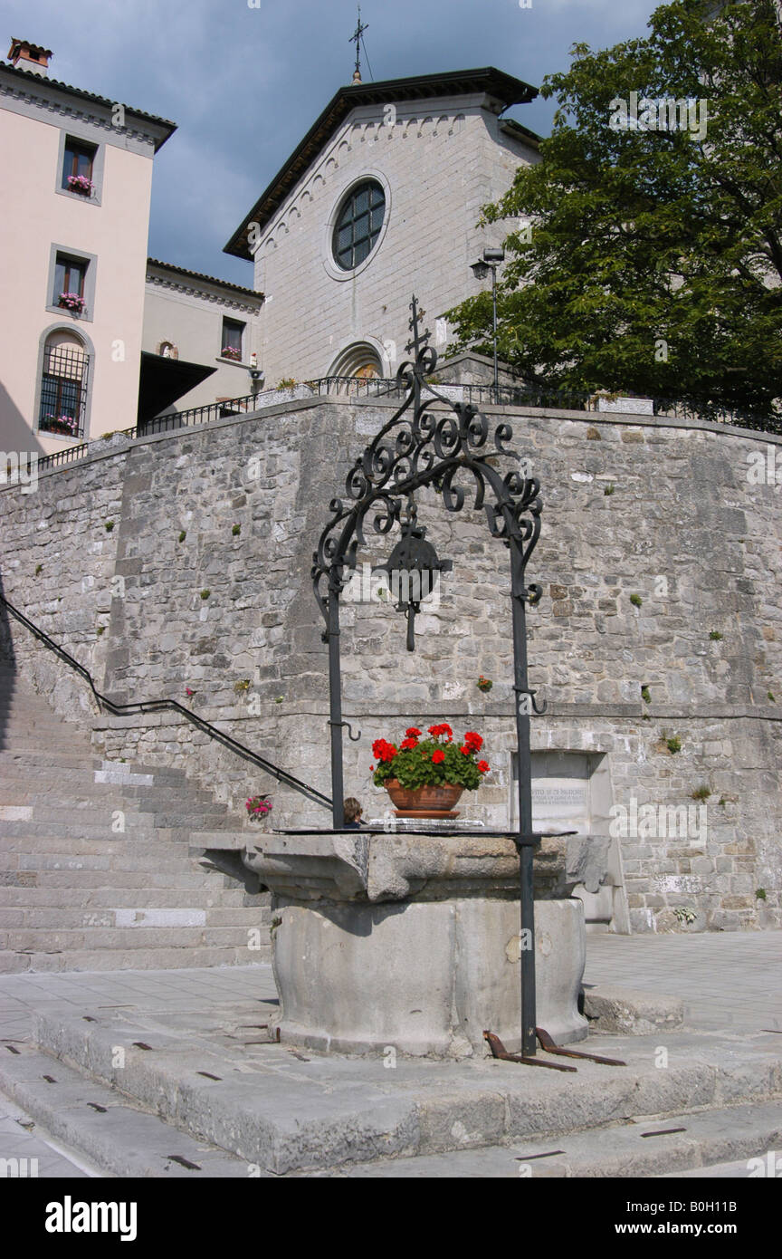 Castelmonte - Friaul-Nord-Italien Stockfoto
