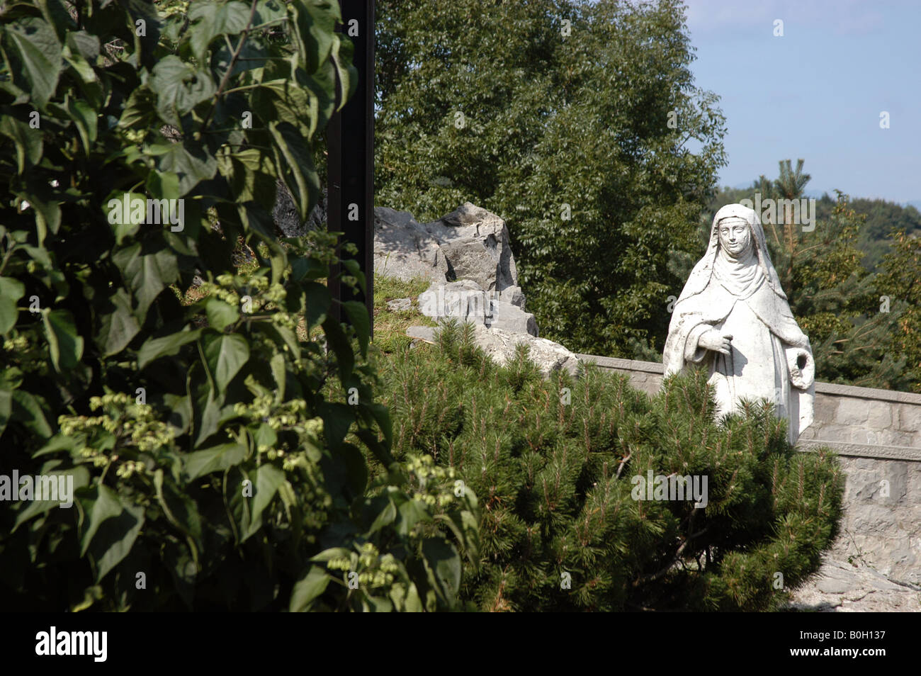Castelmonte Sanctuary - Friaul-Nord-Ost-Italien Stockfoto