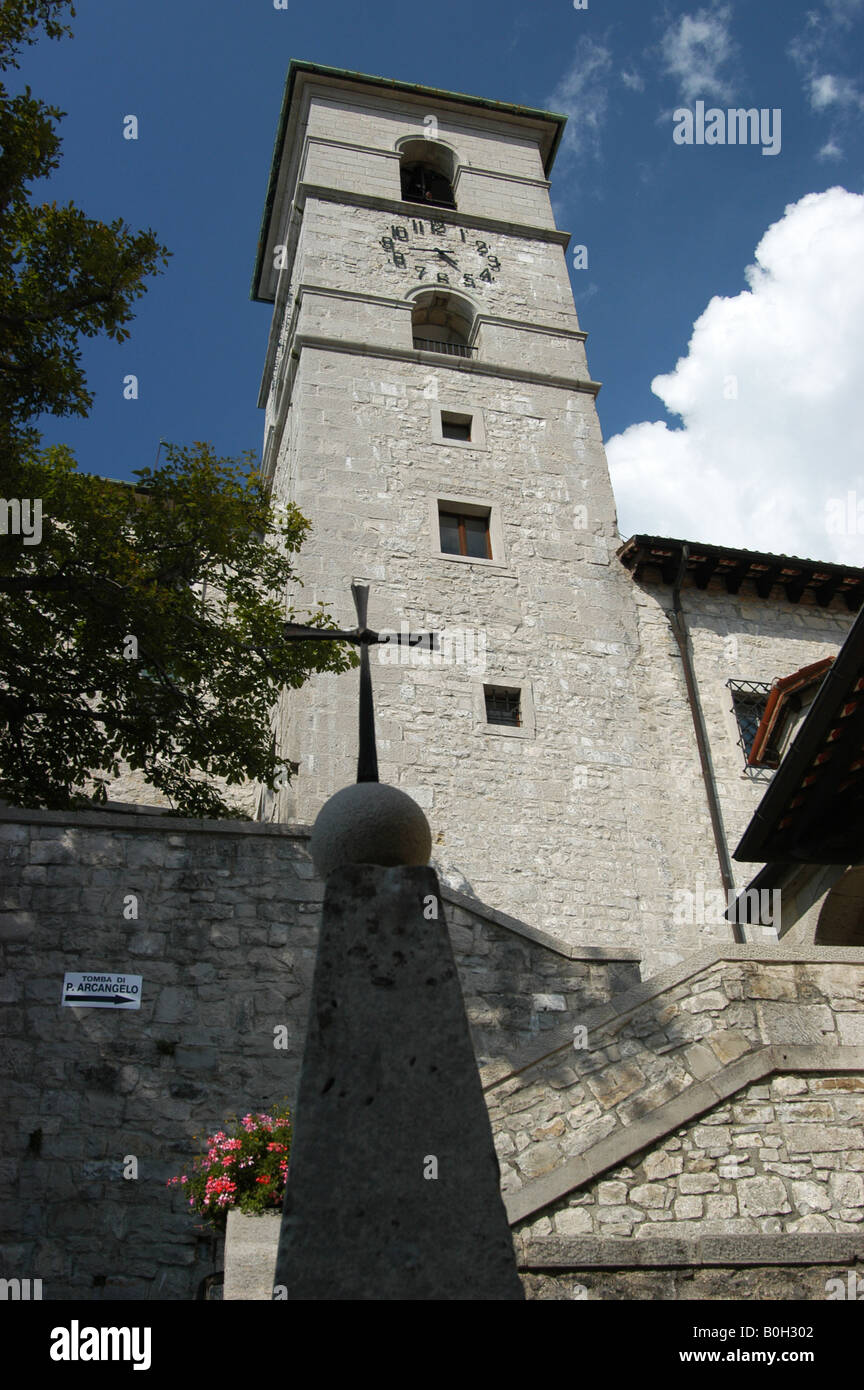 Castelmonte Sanctuary - Friaul-Nord-Ost-Italien Stockfoto