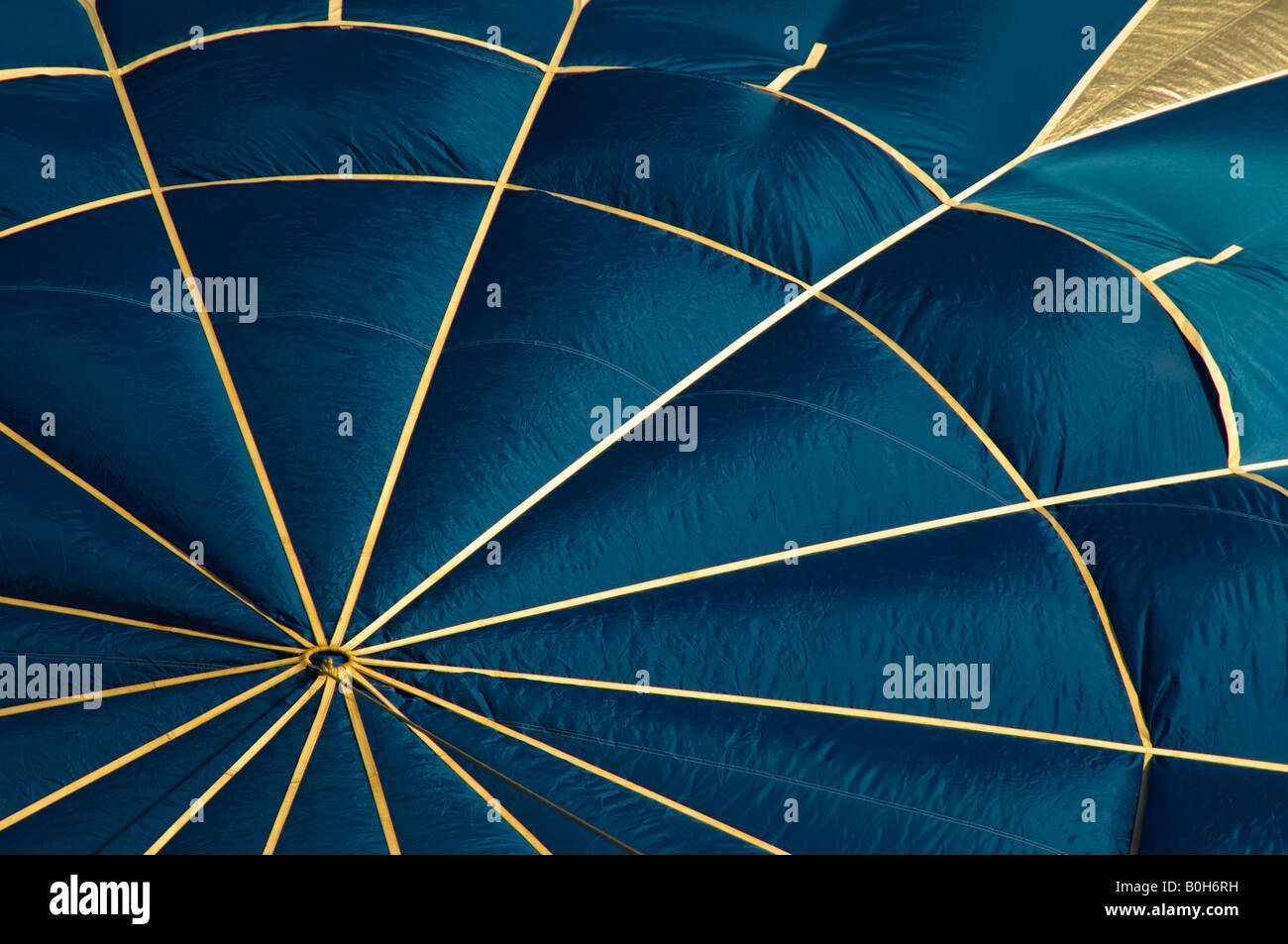 Blue Hot Air Balloon Stockfoto