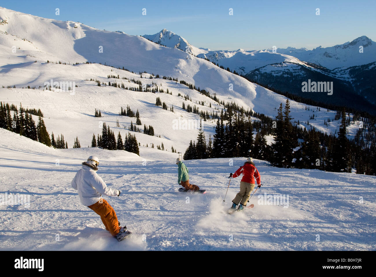 Blackcomb Mountain Whistler, British Columbia Kanada Stockfoto