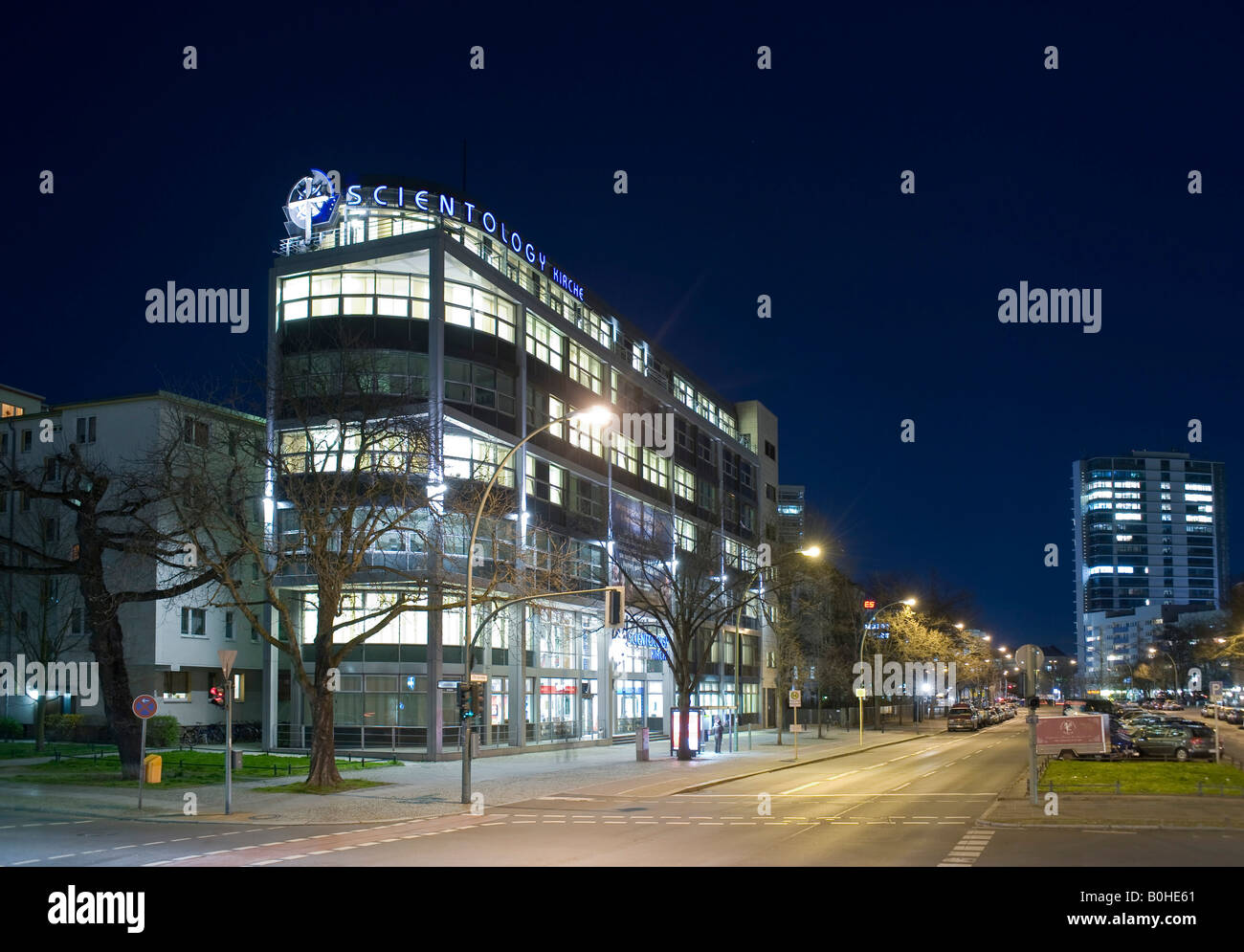 Hauptquartier der Scientology-Kirche in Berlin, Deutschland Stockfoto