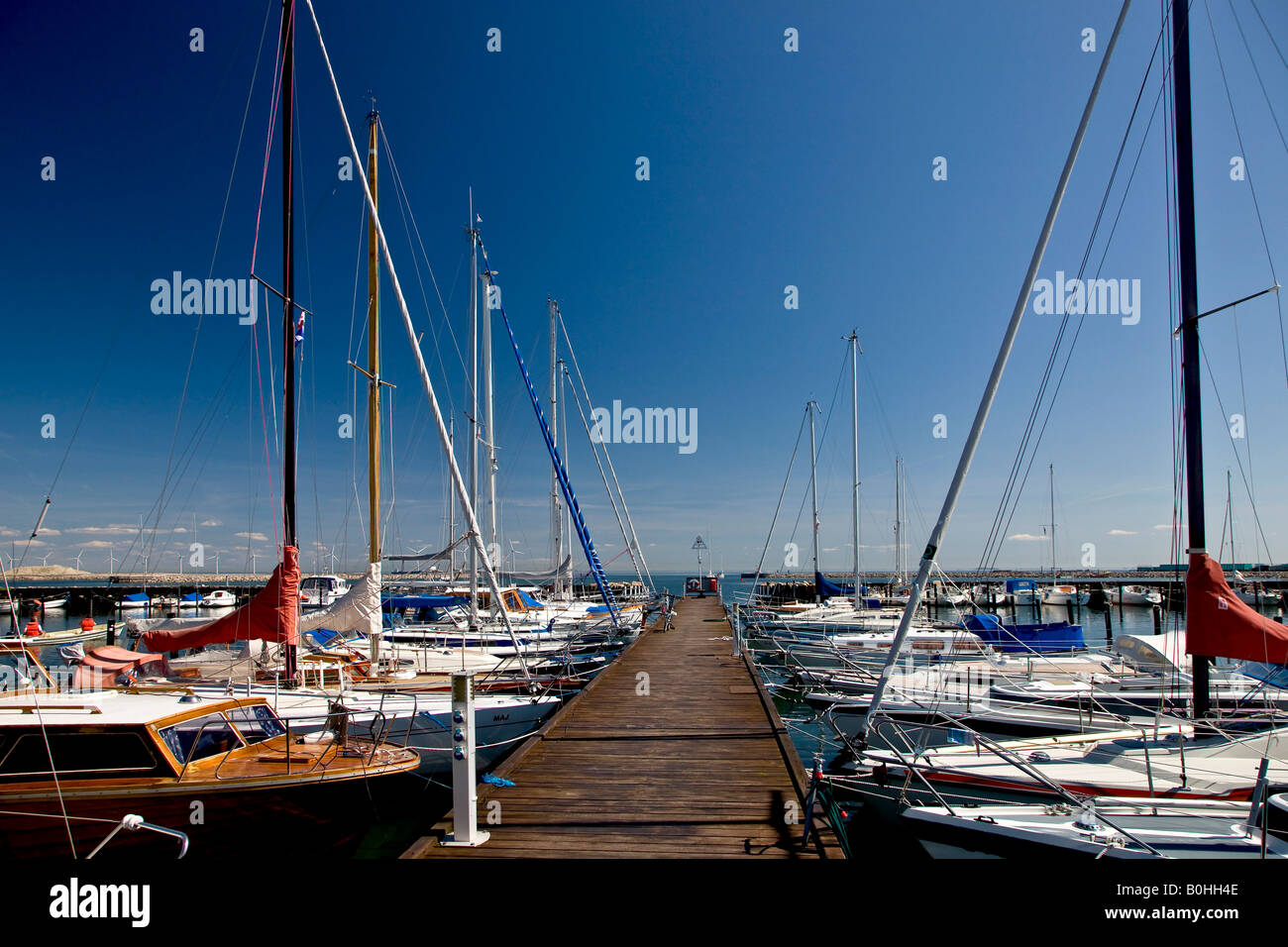 Yachten im Hafen Stockfoto