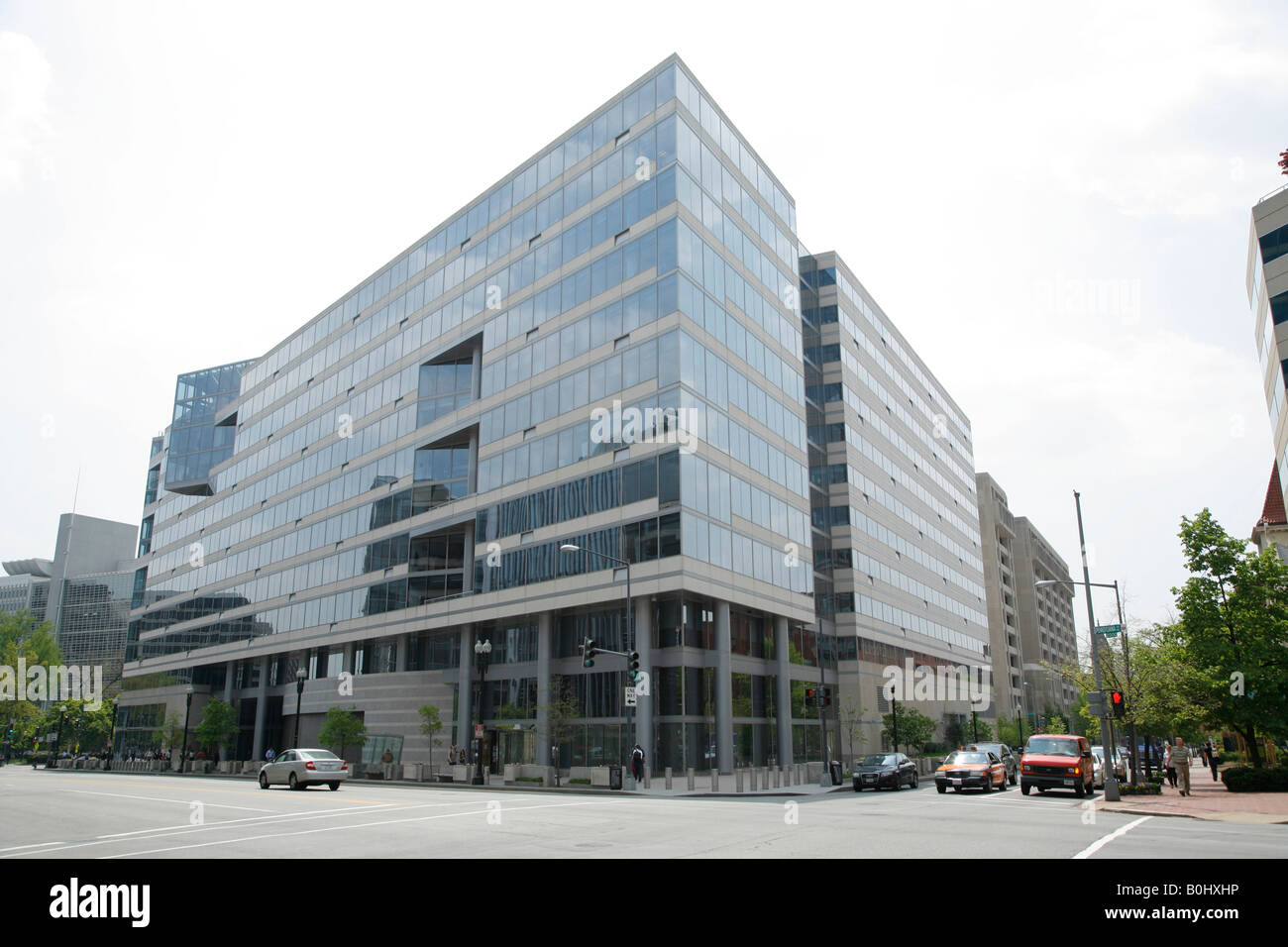 Die Weltbank, die wichtigsten Gebäude, Pennsylvania Avenue, Washington DC, USA. Stockfoto