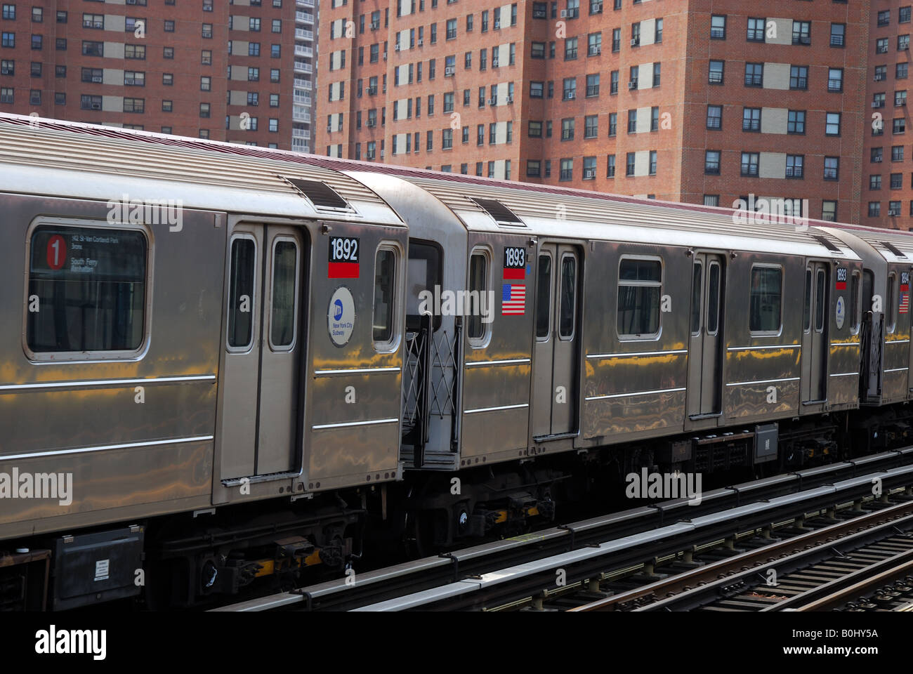 U-Bahn in New York City Stockfoto