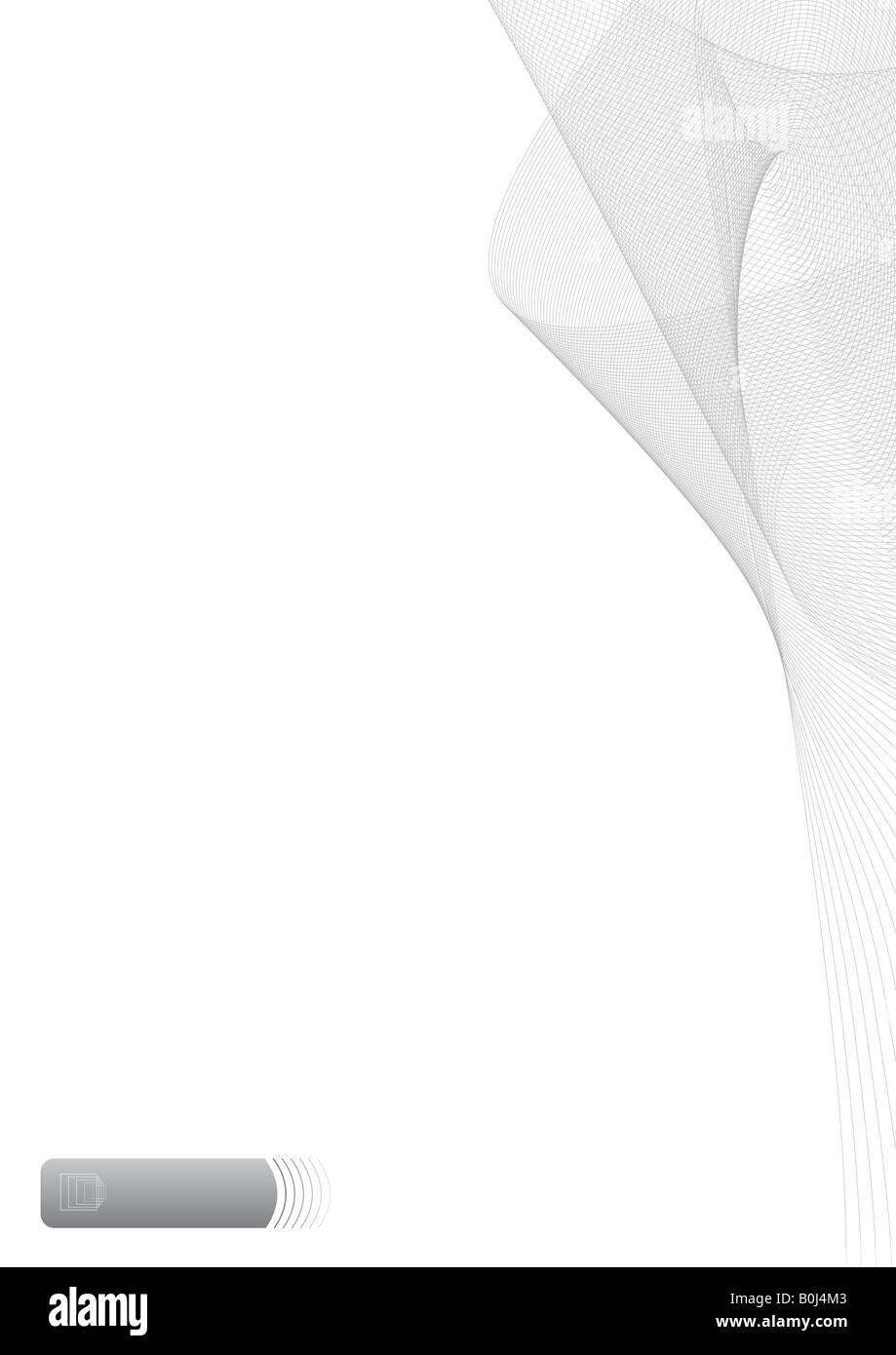 Vektor-Illustration Hintergrund mit fließenden Musterlinien Stockfoto