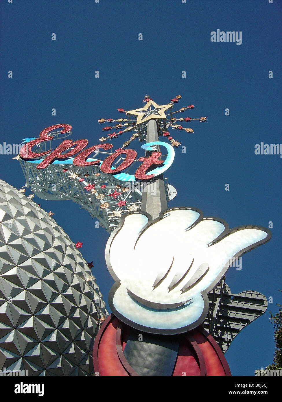 Epcot hand Stockfoto