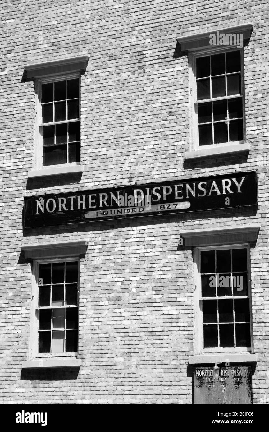 Historischen nördlichen Apotheke in Greenwich Village Downtown Manhattan New York City New York USA Stockfoto