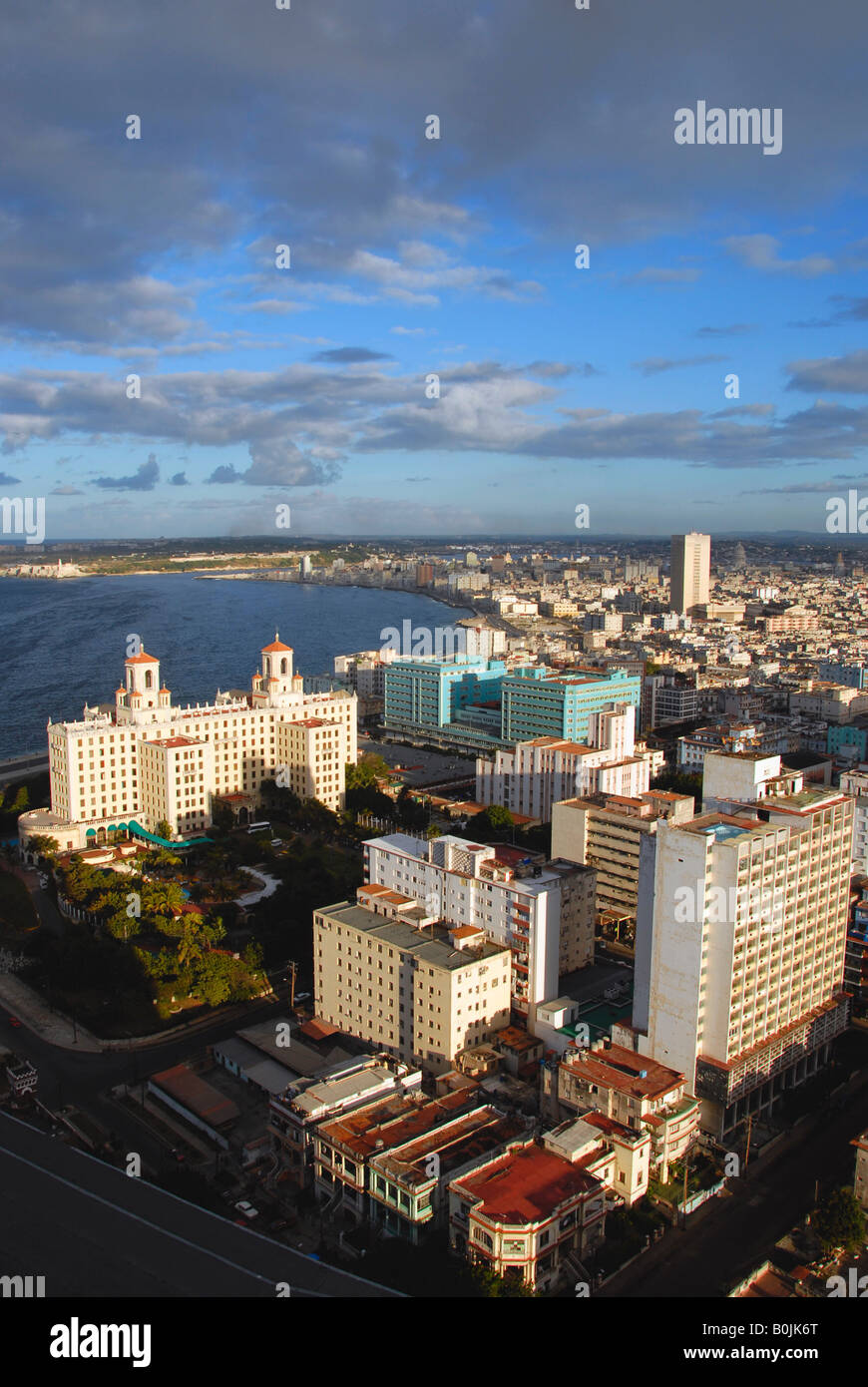 Blick auf die Skyline von Havanna, Kuba Stockfoto