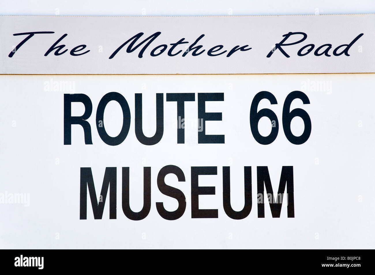 Route 66 Mother Road Museum Harvey House Barstow Kalifornien USA Stockfoto