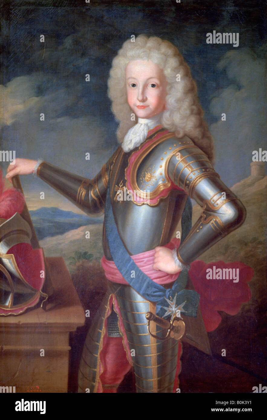 "Louis i., Prinz der Asturias, König von Spanien", c1700-1730. Künstler: Michel-Ange hackten Stockfoto