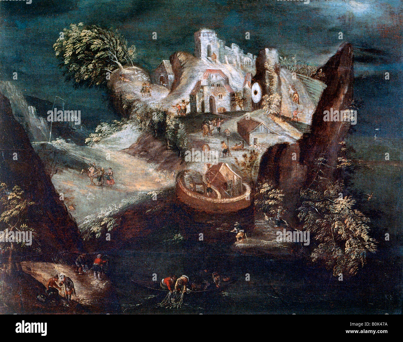 "Anthrophomorphic Landschaft", c1613-1650. Künstler: Matthäus Merian Stockfoto