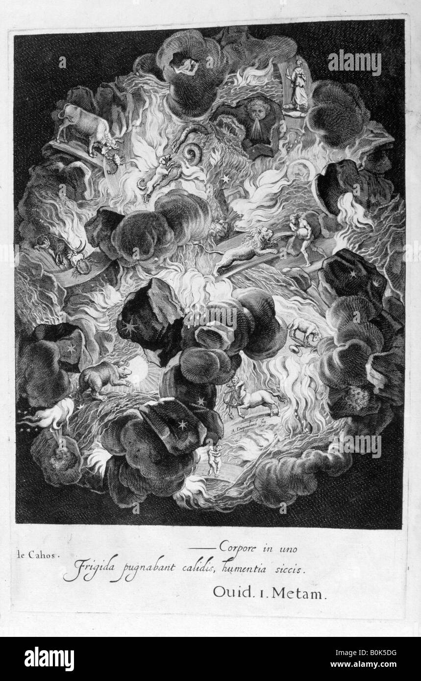 Das Chaos, 1655. Künstler: Michel de Marolles Stockfoto