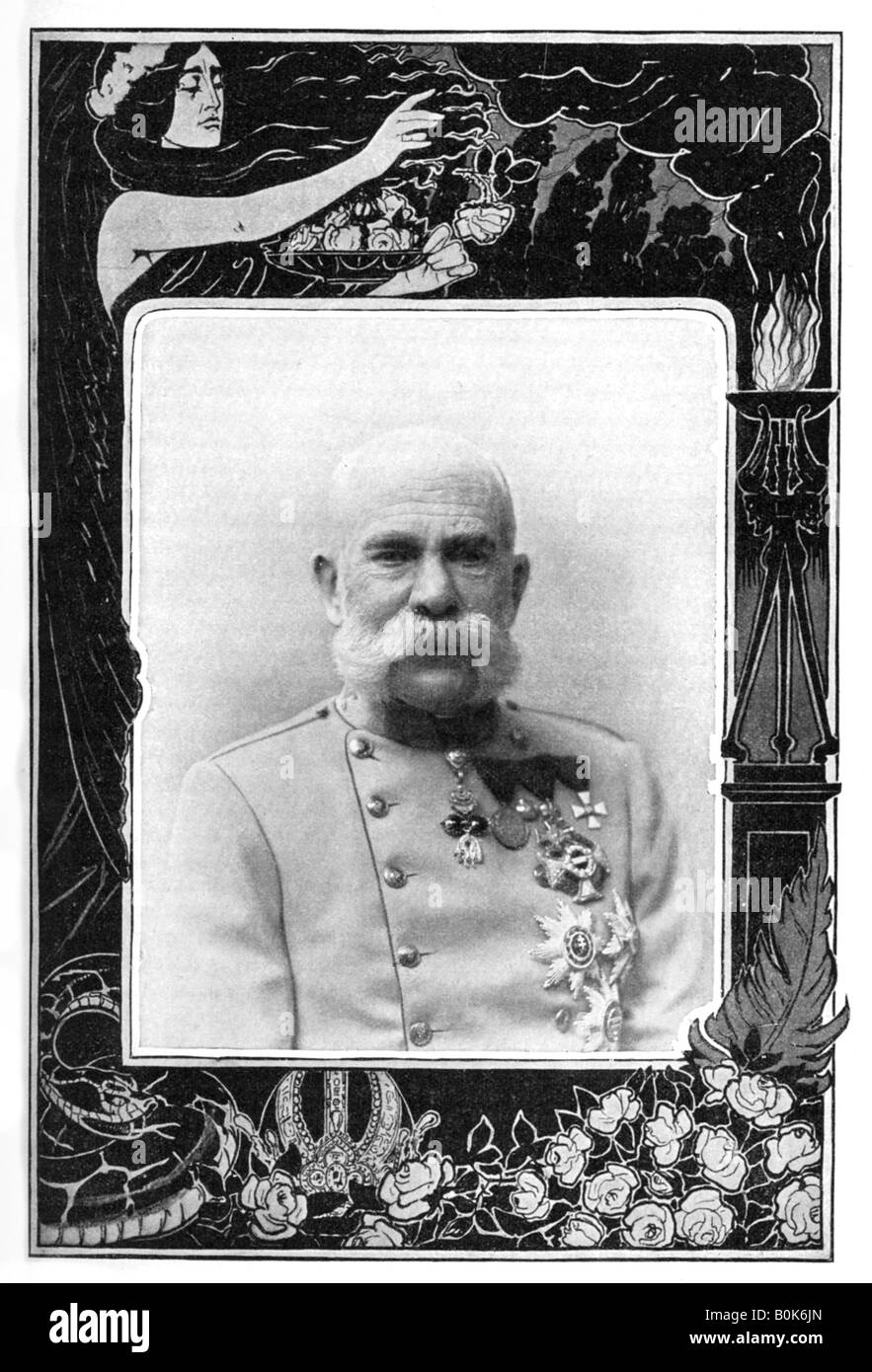 Kaiser Franz Josef I. von Österreich, 1900. Artist: Unbekannt Stockfoto