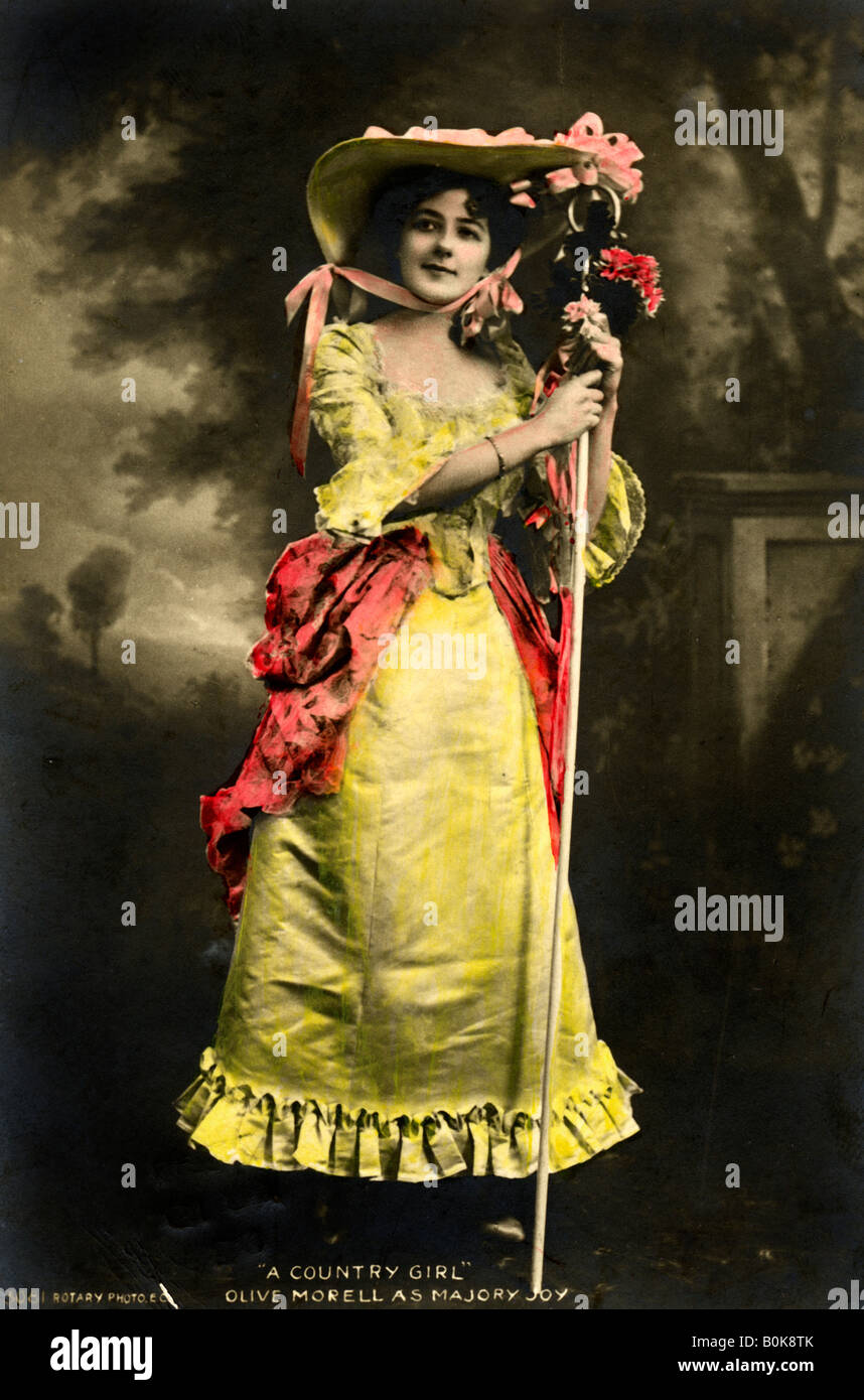 Olivenöl Morell, Schauspielerin, 1903 Künstler: Rotary Foto Stockfoto