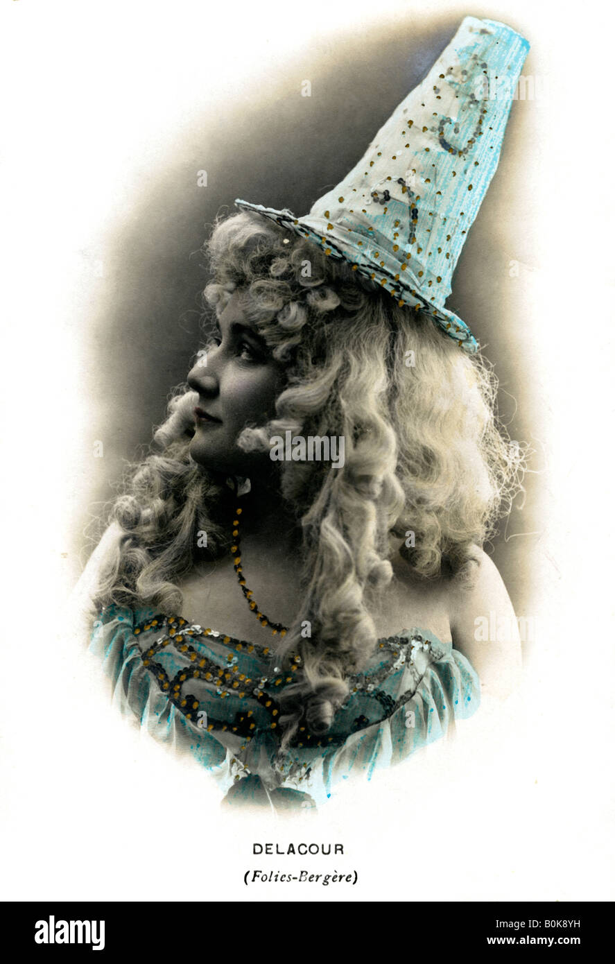 Delacour (Folies-Bergere), Anfang des 20. Jahrhunderts. Artist: walery Stockfoto