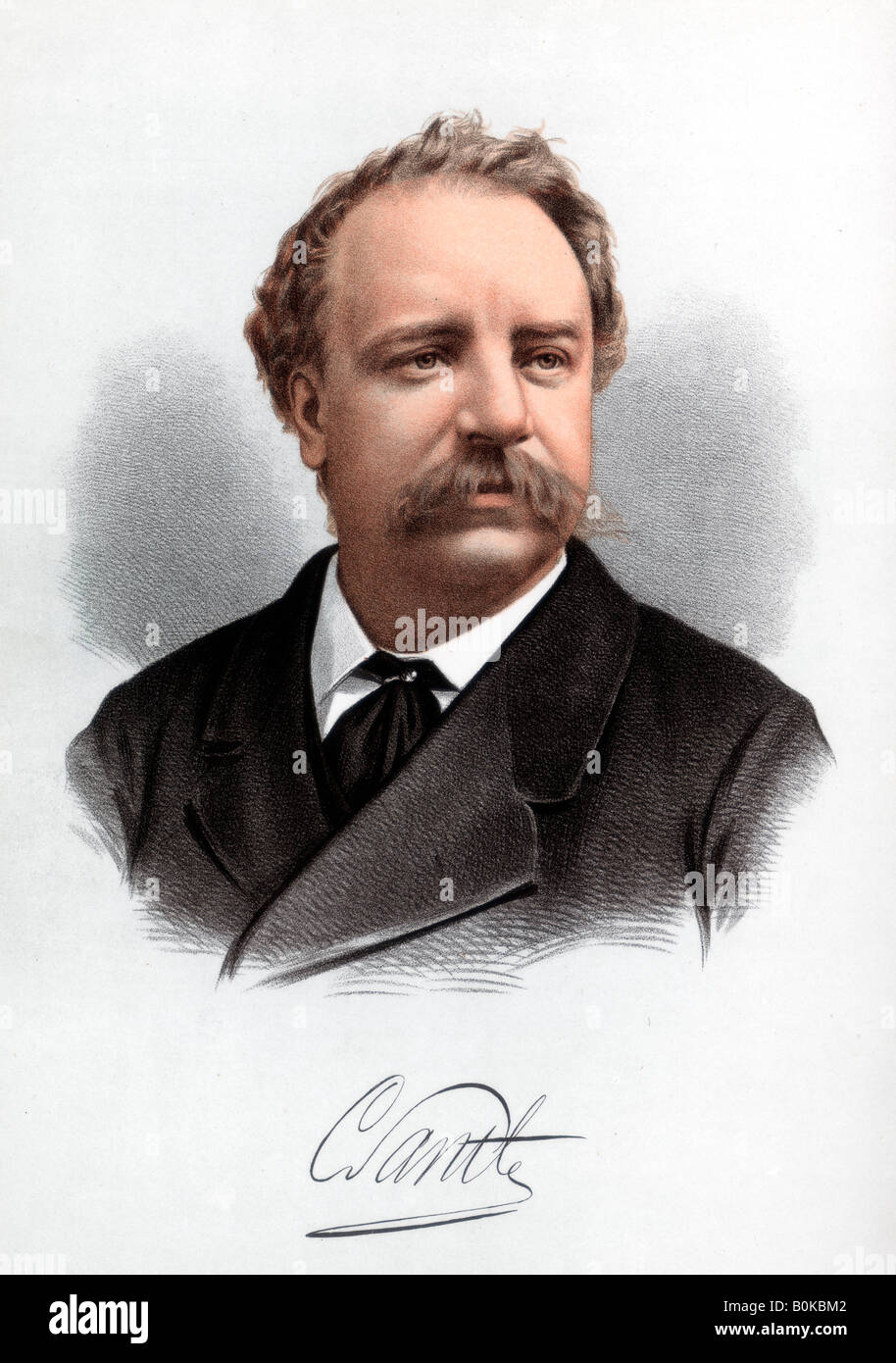 Sir Charles Santley, englischer Sänger, c 1890. Artist: Cassell, Petter & Galpin Stockfoto