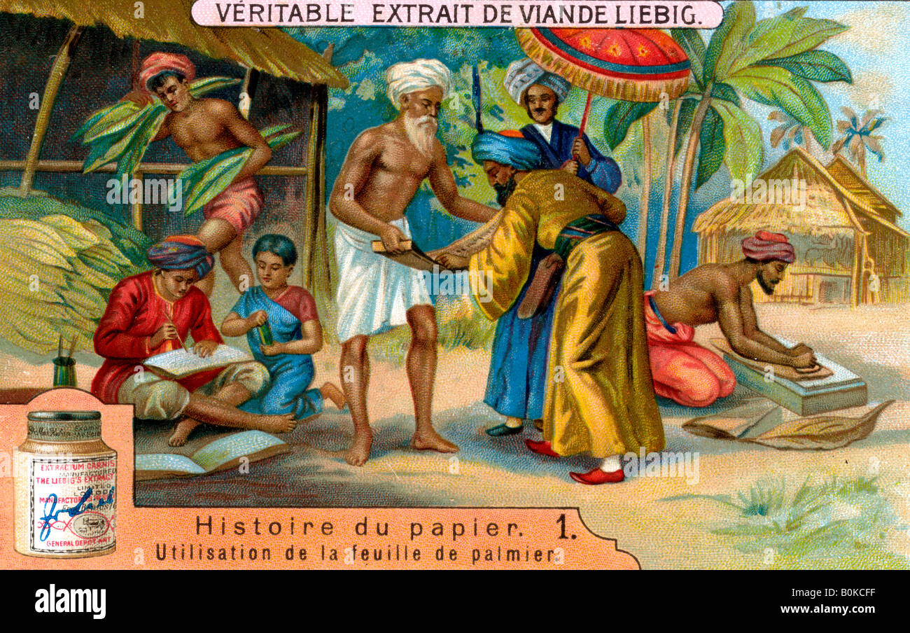 Geschichte des Papiers: 1, 1900. Künstler: unbekannt Stockfoto