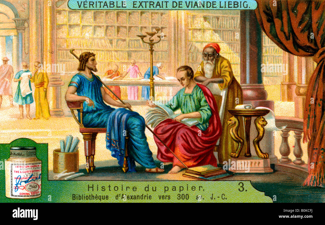 Geschichte des Papiers: 3, 1900. Künstler: unbekannt Stockfoto