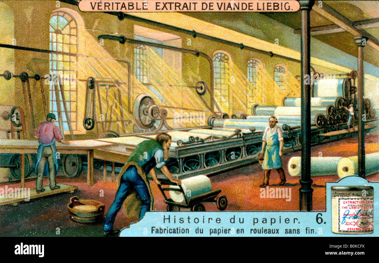 Geschichte des Papiers: 6, 1900. Künstler: unbekannt Stockfoto