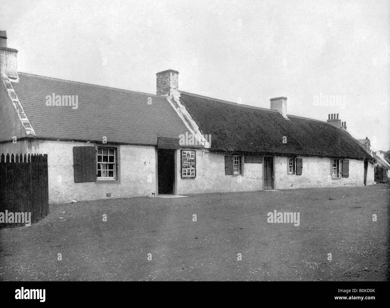 Burns Cottage, Schottland, 1893 Künstler: John L Stoddard Stockfoto