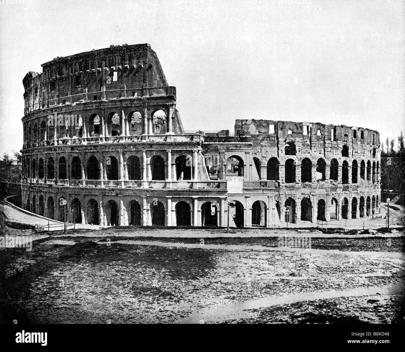 Äußere des Kolosseum, Rom, 1893 Künstler: John L Stoddard Stockfoto