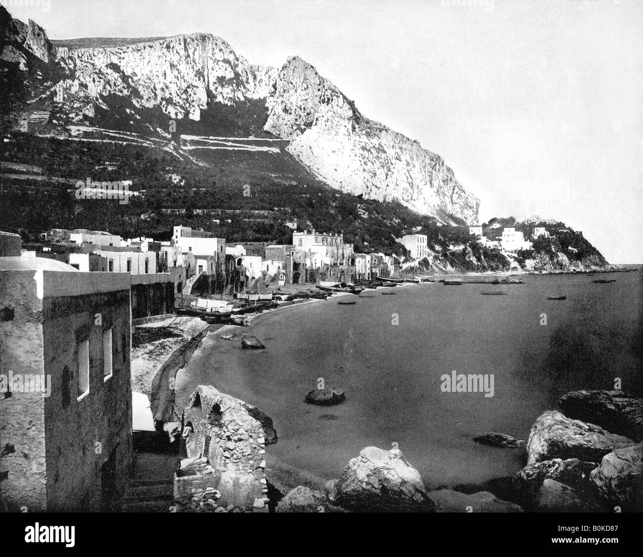 Die Marina, Capri, Italien, 1893 Künstler: John L Stoddard Stockfoto