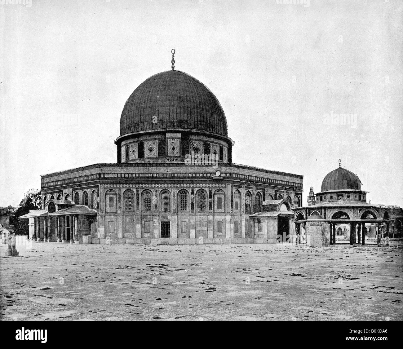 Moschee von Omar, Jerusalem, 1893 Künstler: John L Stoddard Stockfoto
