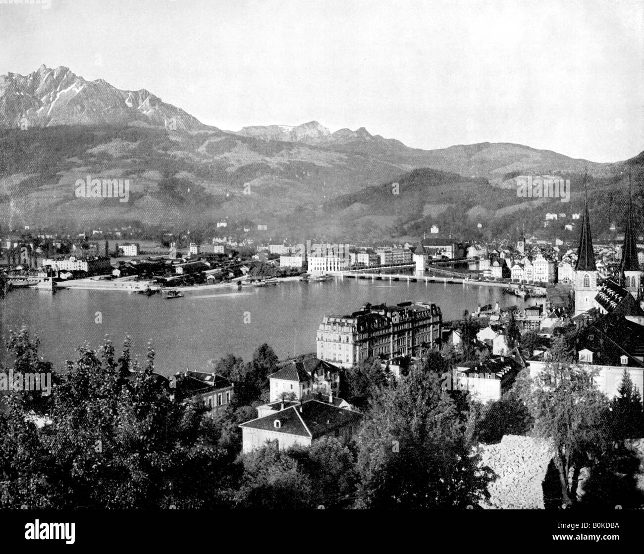 Luzern, Schweiz, 1893 Künstler: John L Stoddard Stockfoto