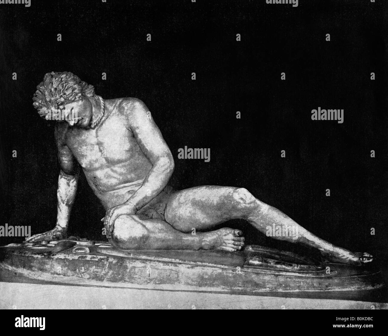 Der Sterbende Gallier", Capitol, Rom, 1893 Künstler: John L Stoddard Stockfoto