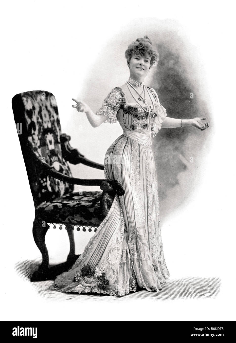 "Ein Pariser Schauspielerin, Mademoiselle Charlotte Wiehe', 1901 Künstler: Charles "Reutlinger Stockfoto