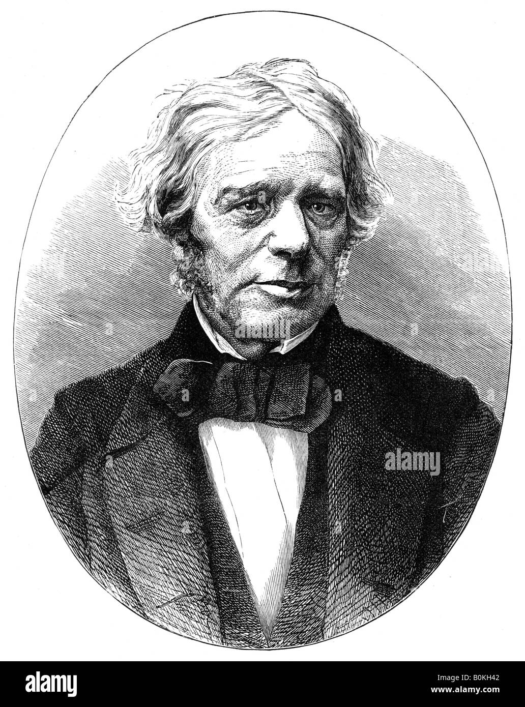 Michael Faraday, englischer Physiker und Chemiker, 19. Jahrhundert. Künstler: unbekannt Stockfoto