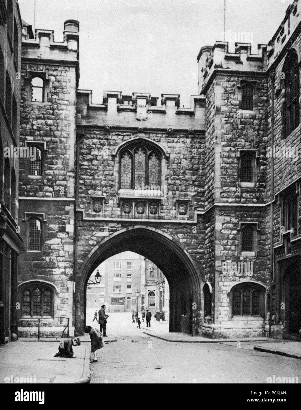 St. Johann Tor auf einen Sonntag, Clerkenwell, London, 1926-1927. Künstler: McLeish Stockfoto