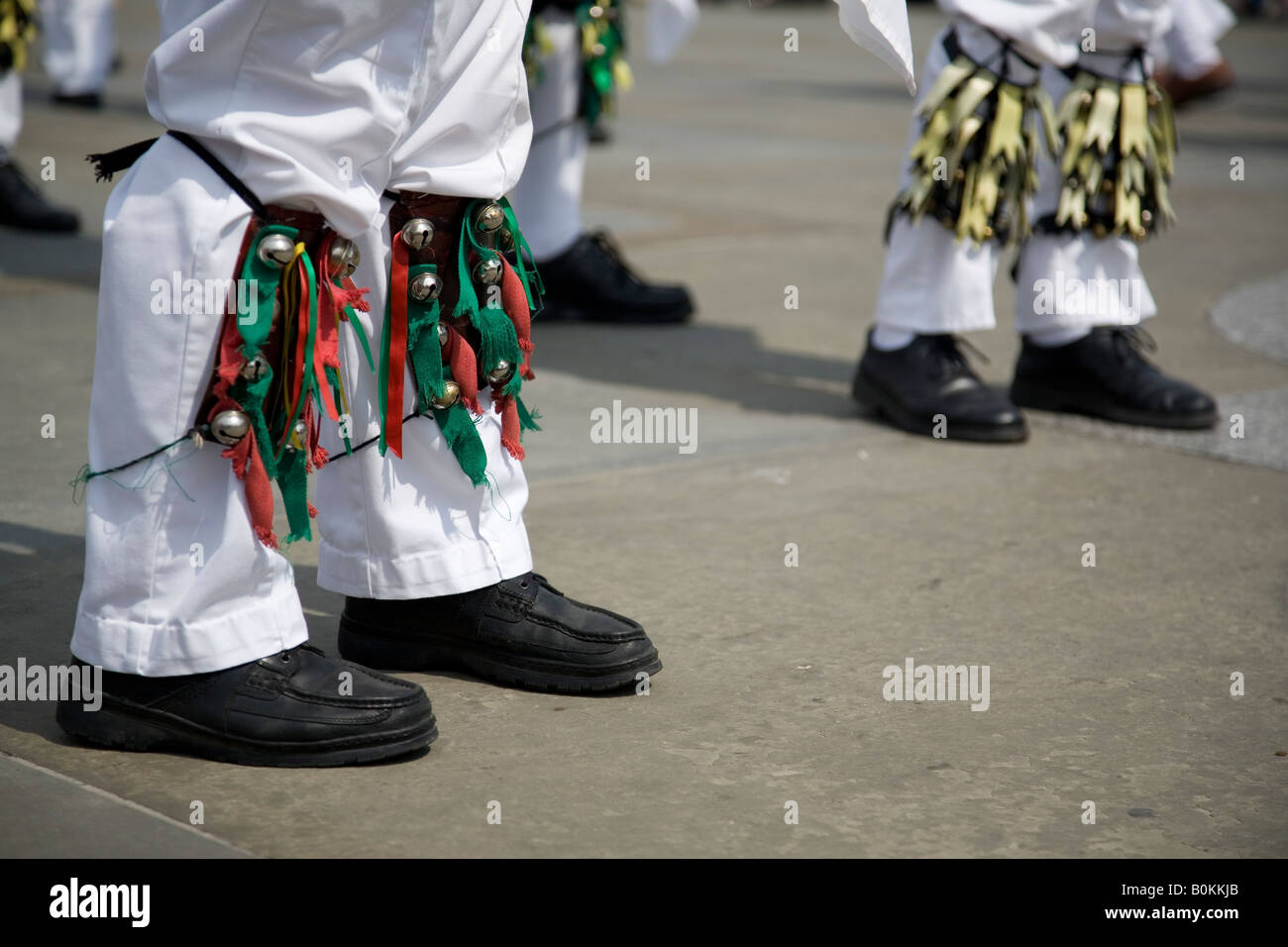 die jährlichen Westminster-Tag des Tanzes 10 05 08 in Trafalgar Sqaure London UK Stockfoto