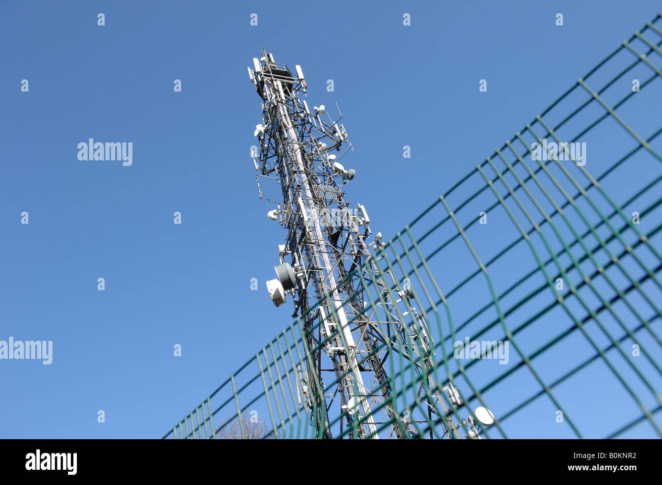 Kommunikation-Mast in Buckinghamshire Stockfoto