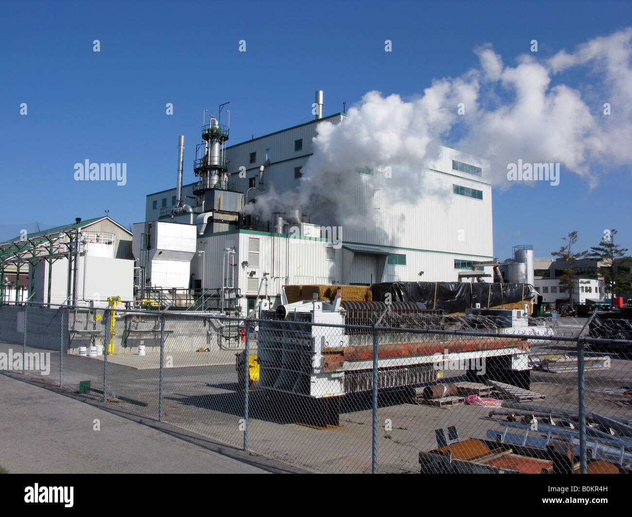 Ethanol-Fabrik Stockfoto