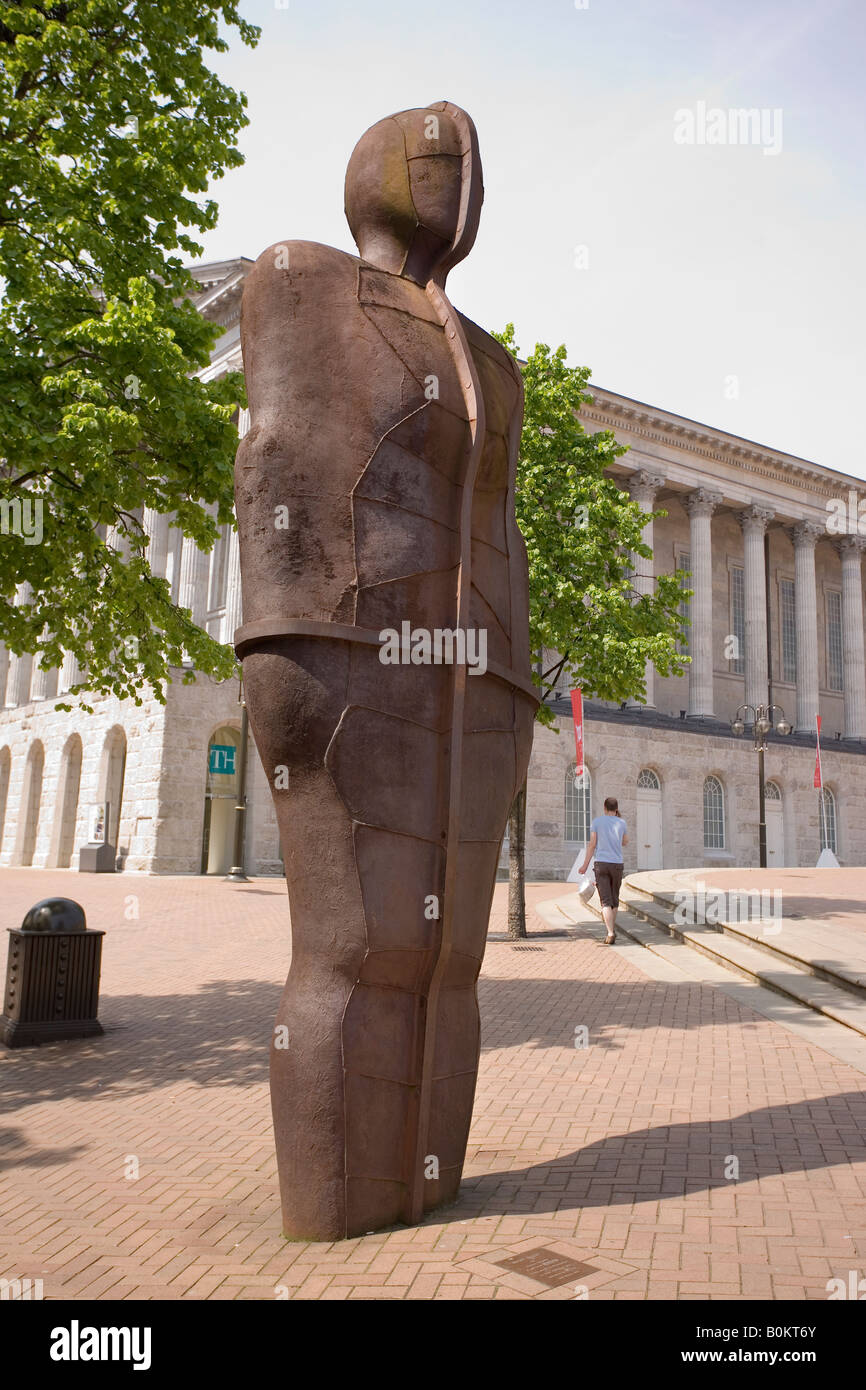 Iron Man Statue, Victoria Square, Birmingham, von Anthony Gormley Stockfoto