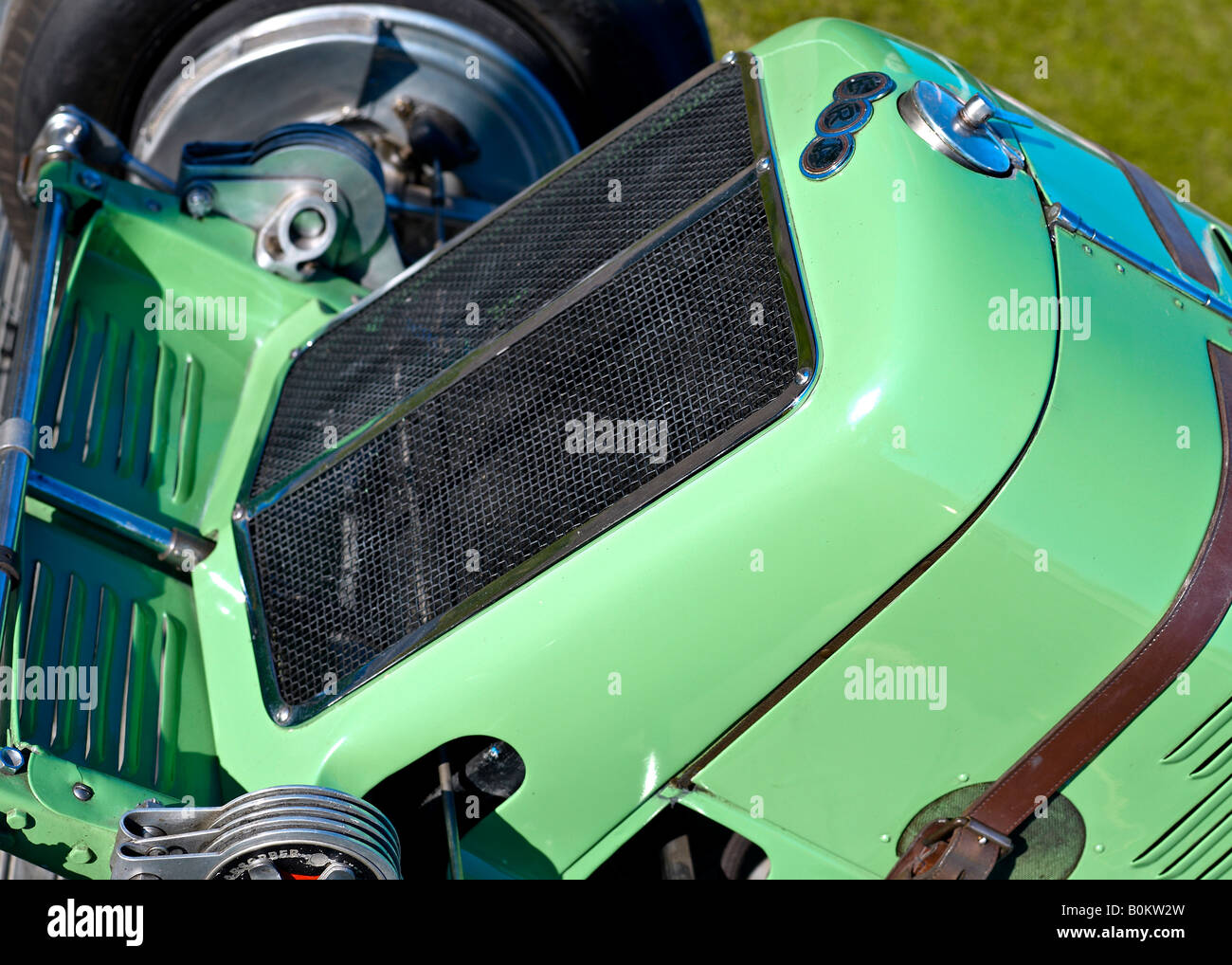 British racing grünes Ära Formel ein F1-Auto auto-Einzelsitz Automobile Klassiker Oldtimer veteran Stockfoto