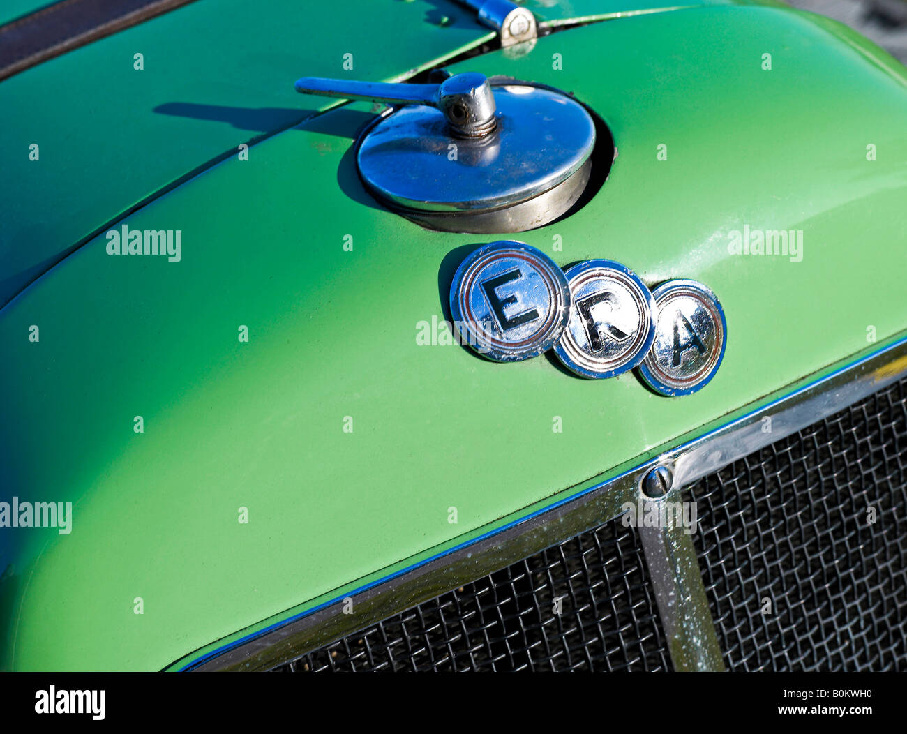 British racing grünes Ära Formel ein F1-Auto auto-Einzelsitz Automobile Klassiker Oldtimer veteran Stockfoto