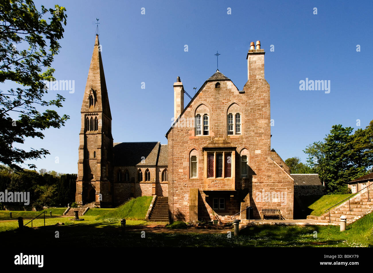 Kathedrale der Inseln Millport auf der Isle of Cumbrae, Schottland. Stockfoto