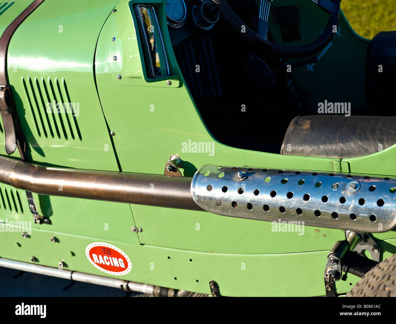 British racing grünes Ära Formel ein F1-Auto auto-Einzelsitz Automobile Klassiker Oldtimer veteran Stockfoto