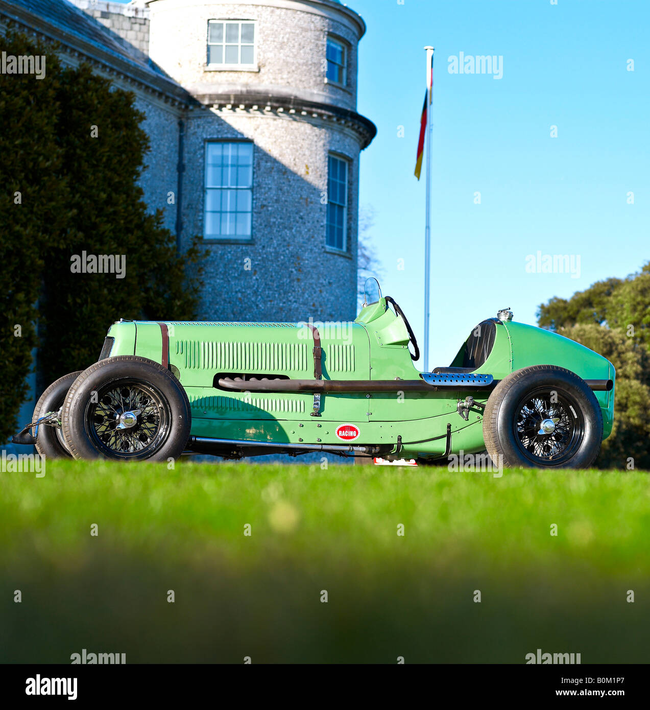 British racing grünes Ära Formel ein F1-Auto auto-Einzelsitz Automobile Klassiker Oldtimer veteran Stockfoto