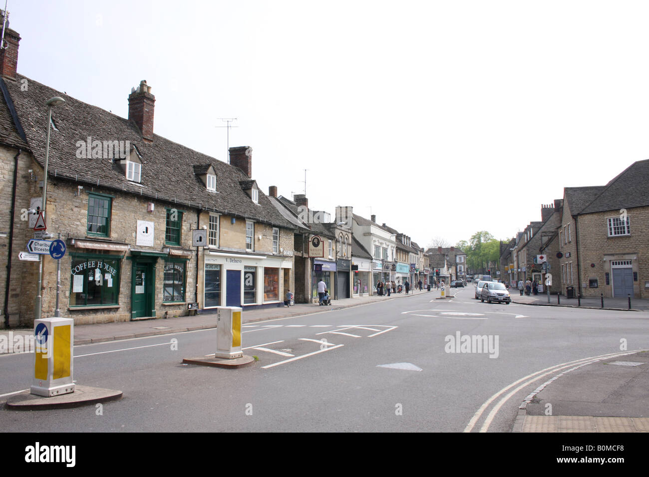 Mais Straße Witney Oxfordshire Stockfoto