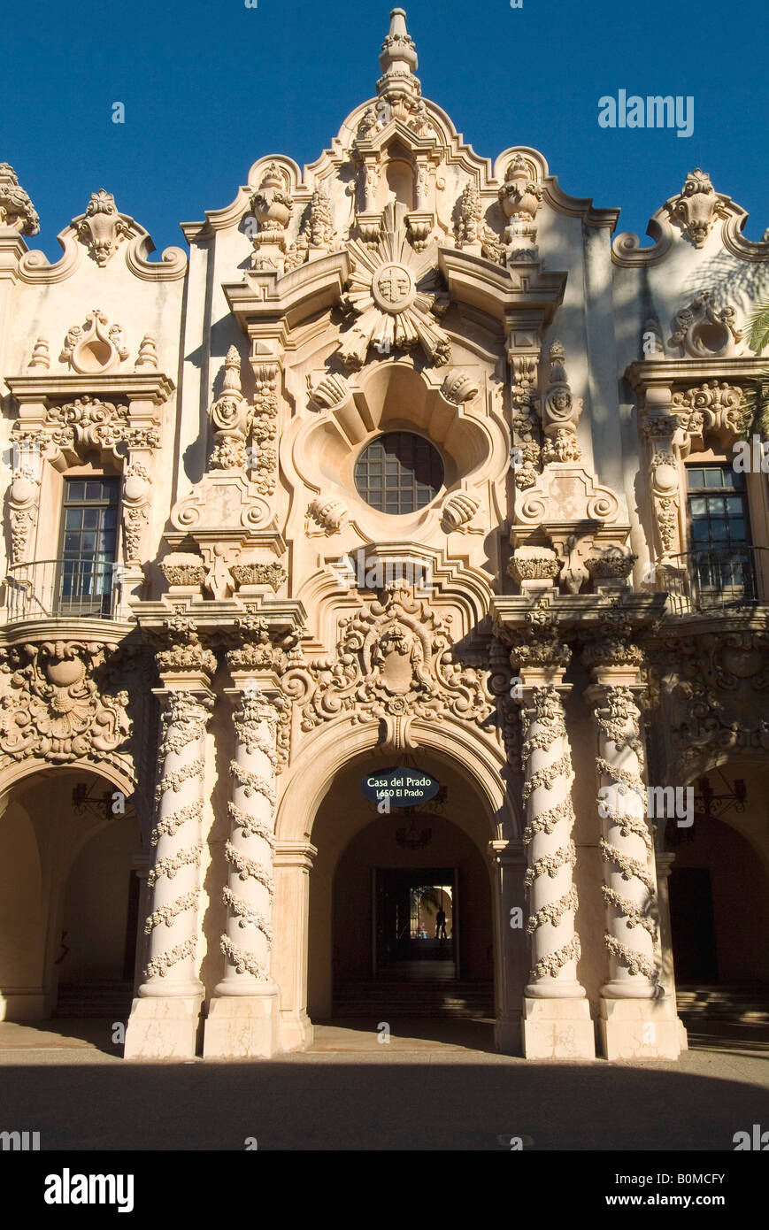 Casa de Balboa, Balboa Park, San Diego, Kalifornien, USA. Stockfoto